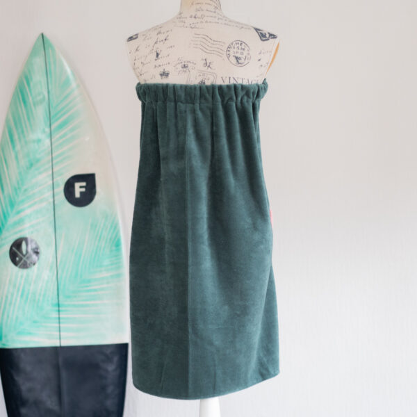 Sauna towel/ handdoek Kilt Petrol - Afbeelding 3